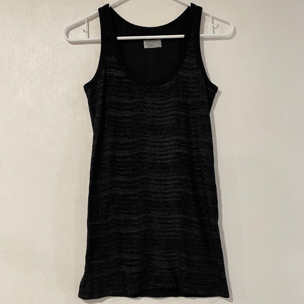 Athleta Black Stretch Athletic Tank Top Size Small Yoga Workout Top